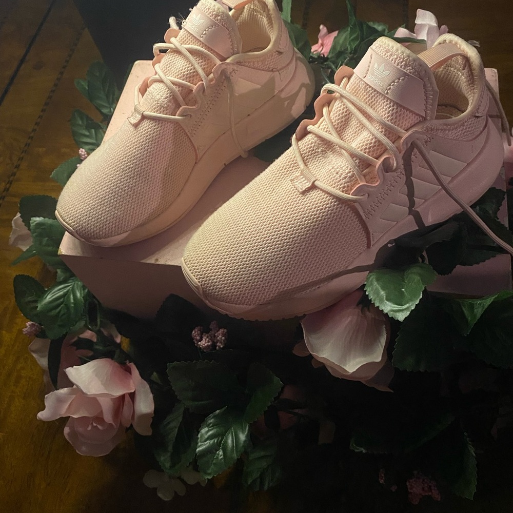 Baby pink adidas